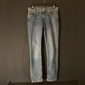 Levi's Blue Denim Jeans with Tan Label